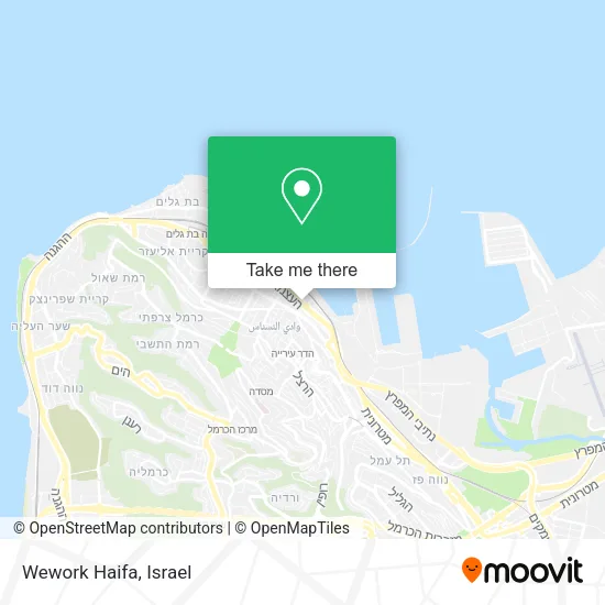 Карта Wework Haifa
