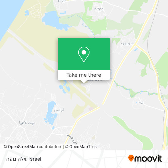 וילה נועה map