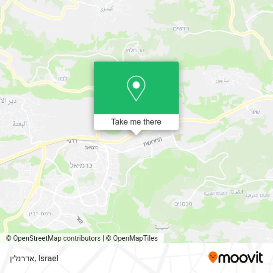 אדרנלין map