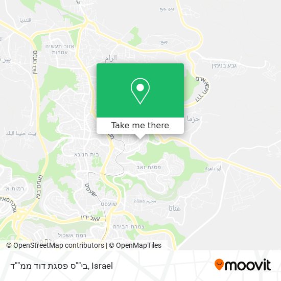 בי""ס פסגת דוד ממ""ד map