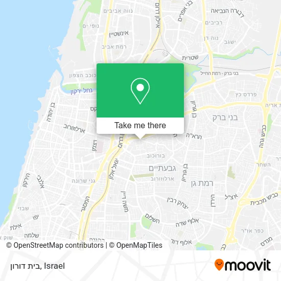 Карта בית דורון