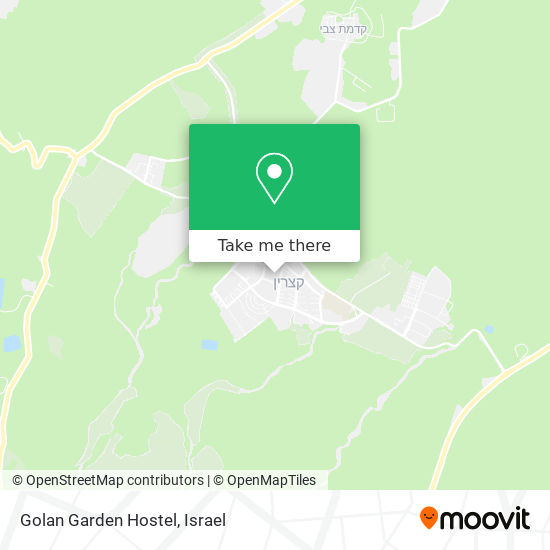 Golan Garden Hostel map