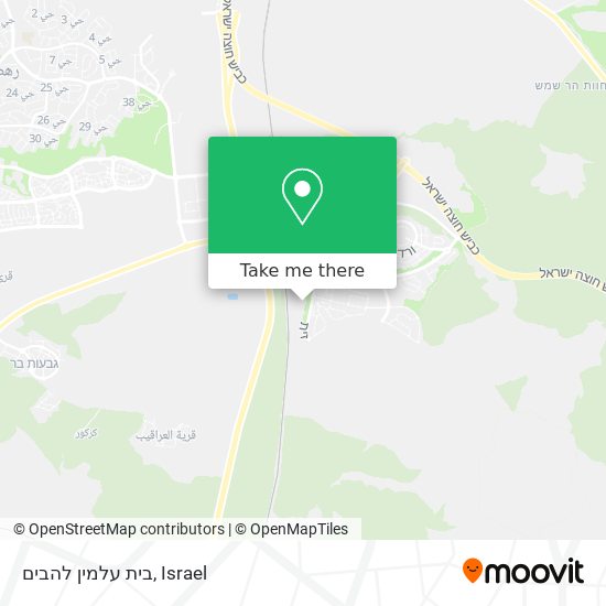 בית עלמין להבים map