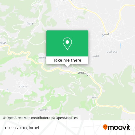 מחנה בירנית map