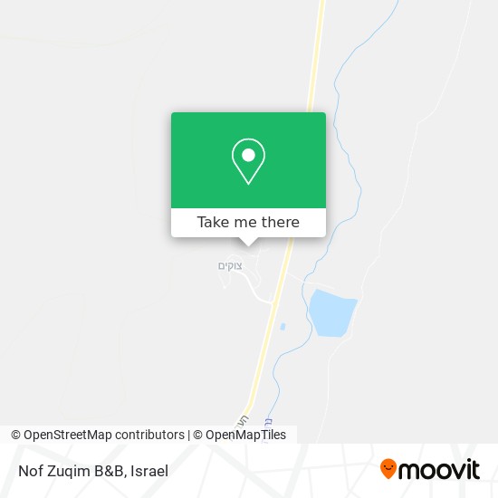 Nof Zuqim B&B map