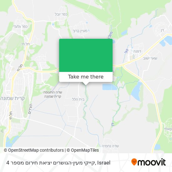 קייקי מעין-הגושרים יציאת חירום מספר 4 map