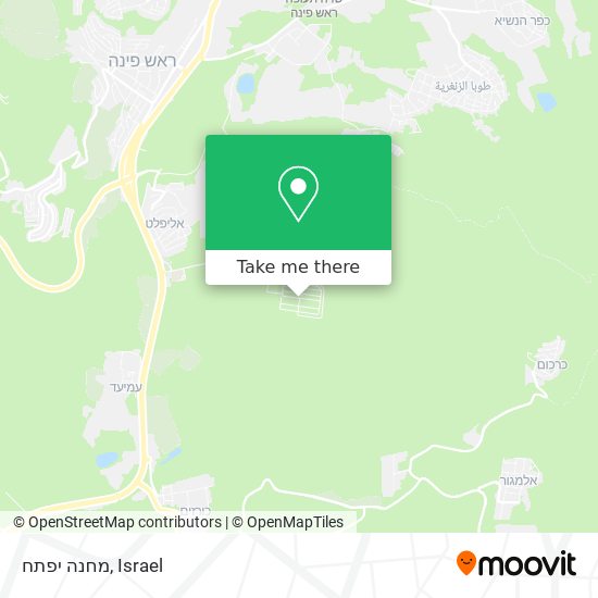 מחנה יפתח map