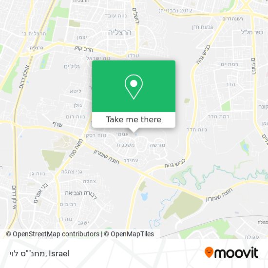 מחנ""ס לוי map