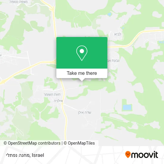 Карта מחנה נפתלי