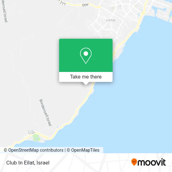 Карта Club In Eilat