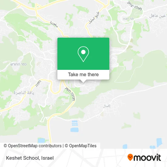 Keshet School map