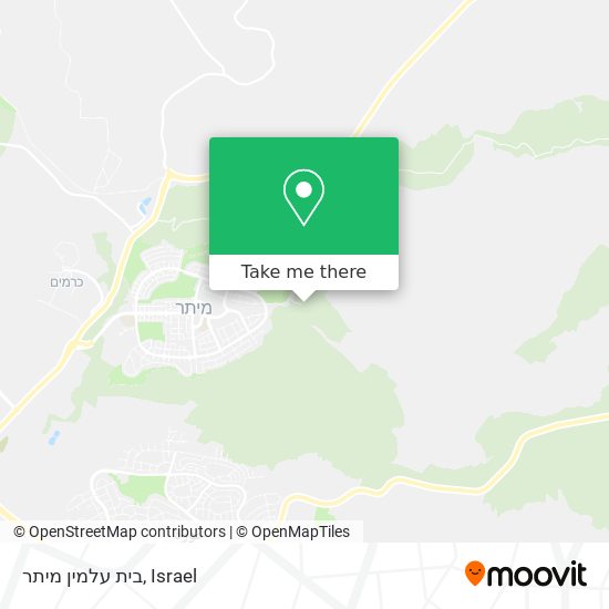 בית עלמין מיתר map