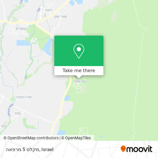 מקלט 5 מרפאה map