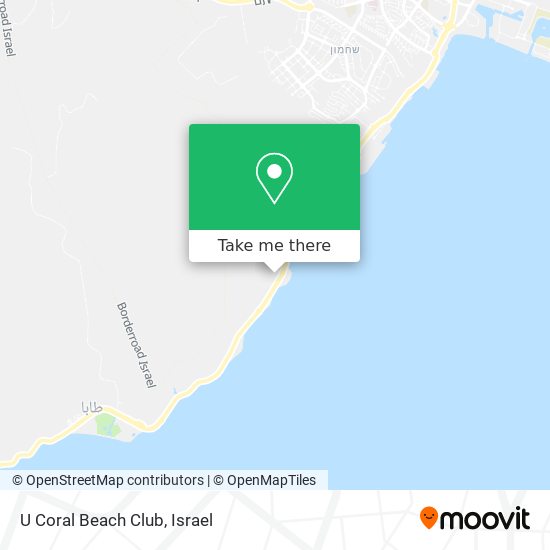 U Coral Beach Club map