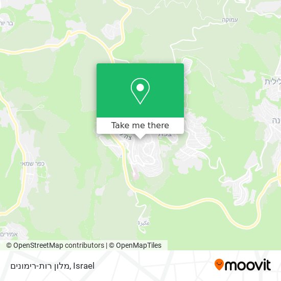 מלון רות-רימונים map