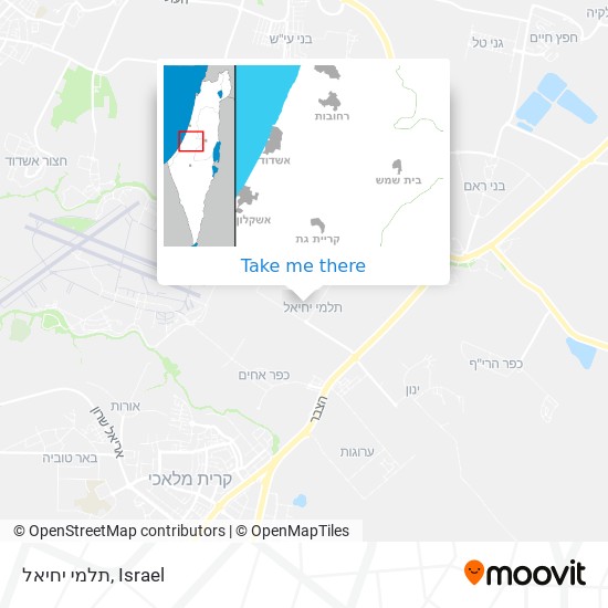 תלמי יחיאל map