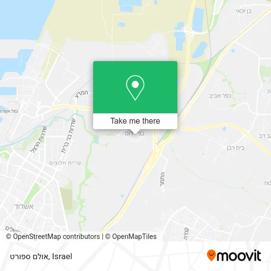 Карта אולם ספורט