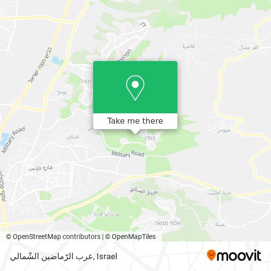 عرب الرّماضين الشّمالي map