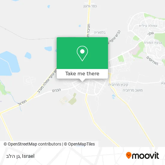 Карта גן הלב