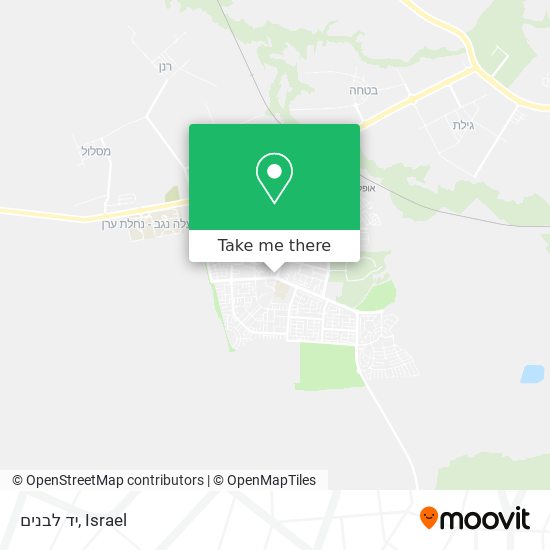 יד לבנים map