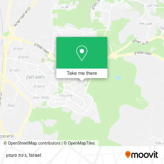 Карта גינת פעמון