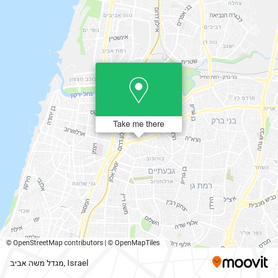 מגדל משה אביב map