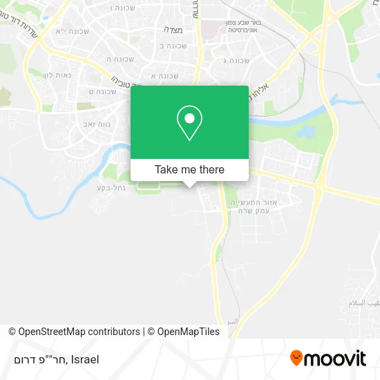 Карта חר""פ דרום