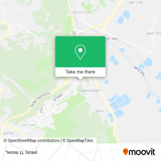 Карта גן שמואל