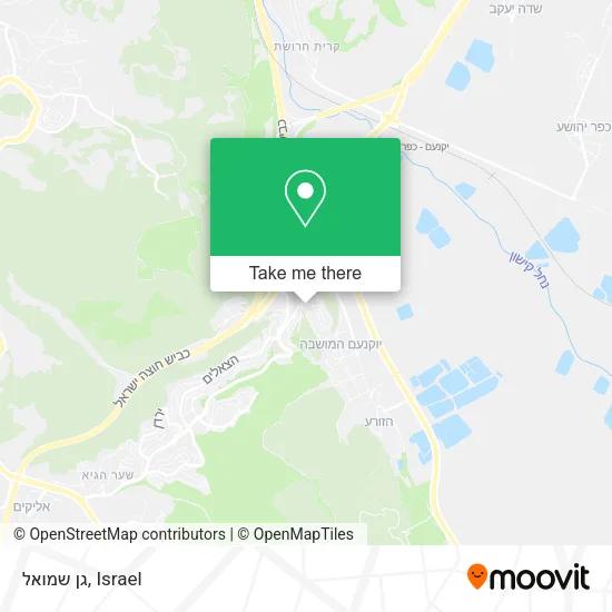 Карта גן שמואל