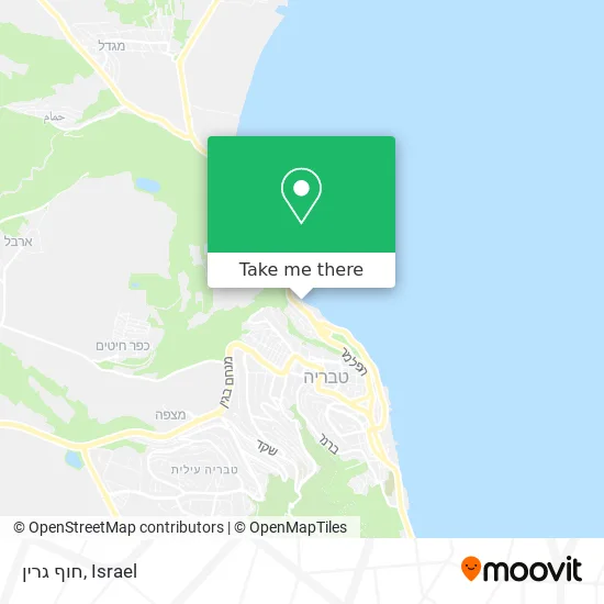 חוף גרין map