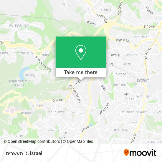 גן העשרים map