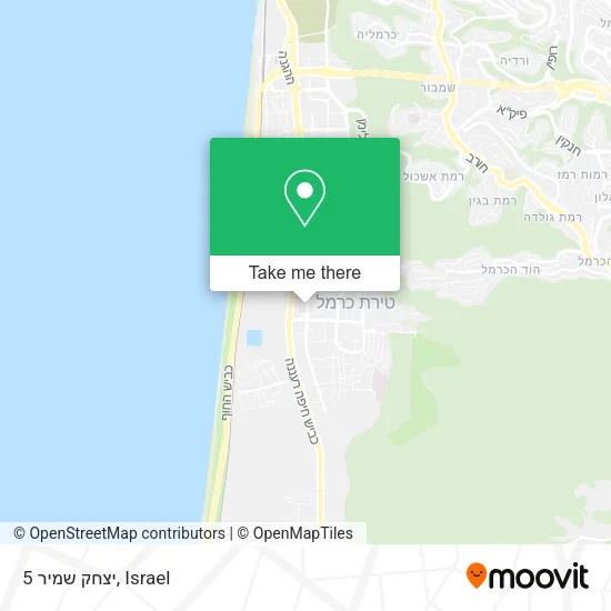 Карта יצחק שמיר 5