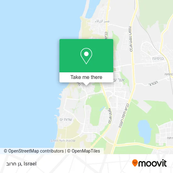 Карта גן חרוב