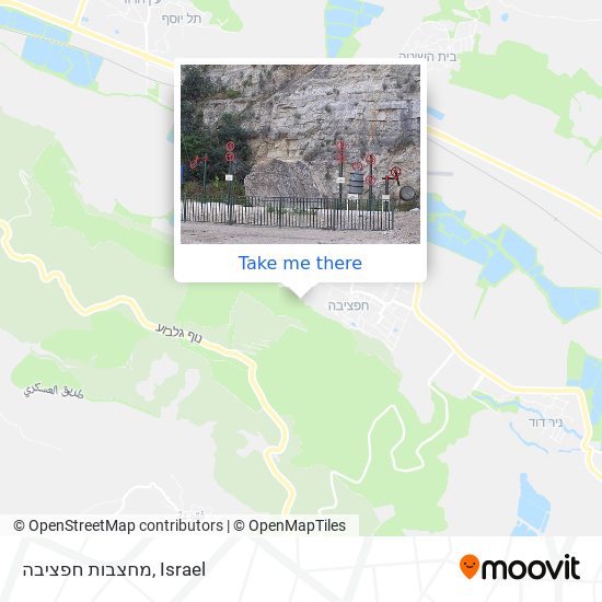 מחצבות חפציבה map