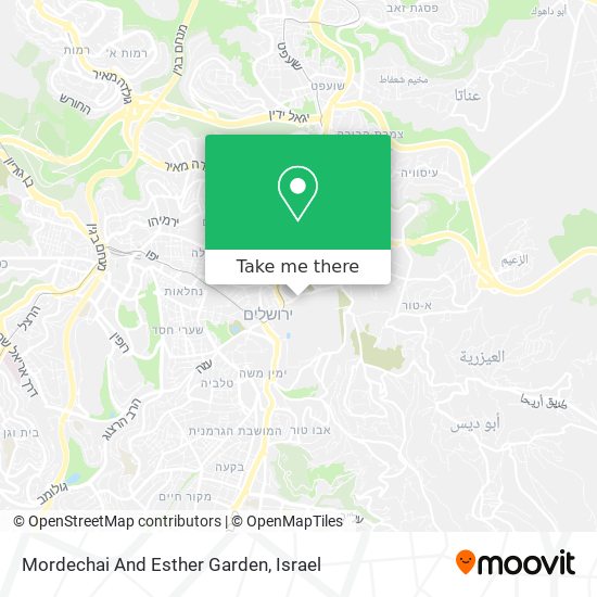 Карта Mordechai And Esther Garden