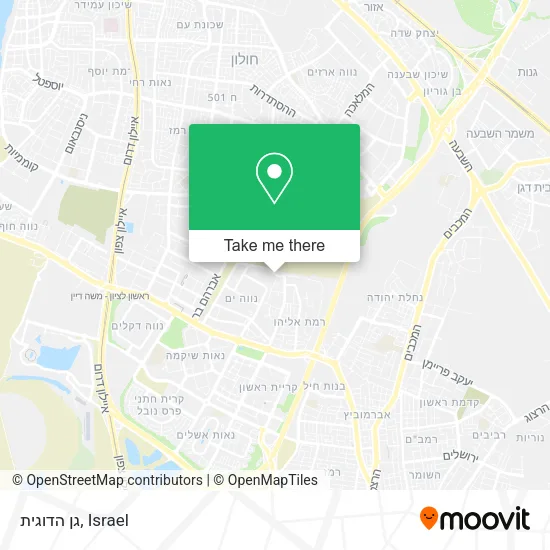 Карта גן הדוגית