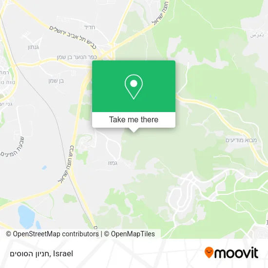 Карта חניון הסוסים