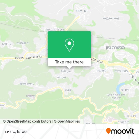 טורינו map