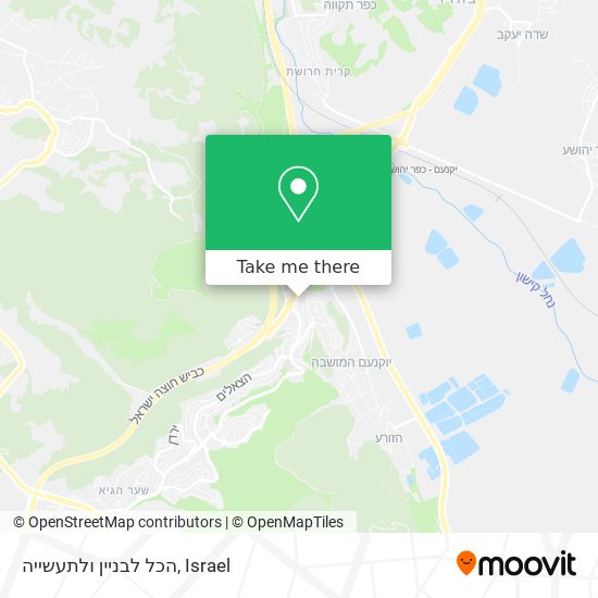 הכל לבניין ולתעשייה map