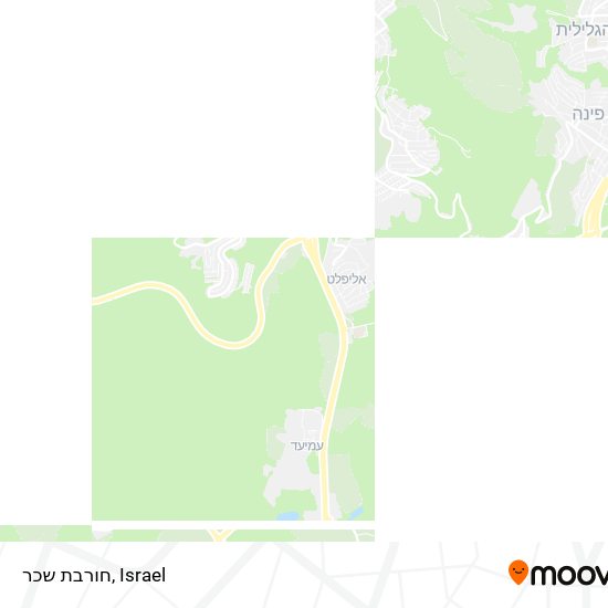 חורבת שכר map