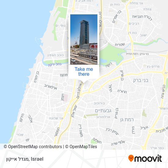 מגדל אייקון map
