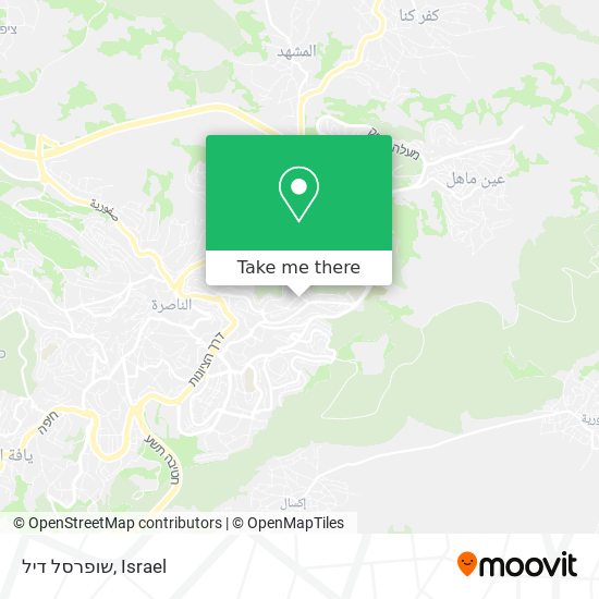 שופרסל דיל map