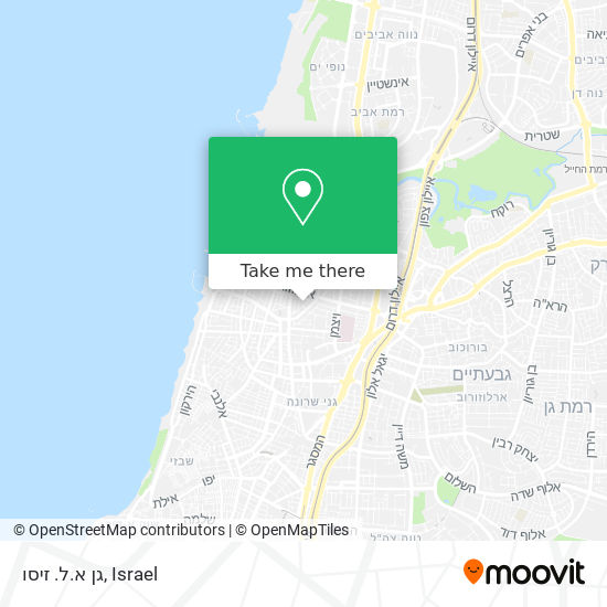 גן א.ל. זיסו map