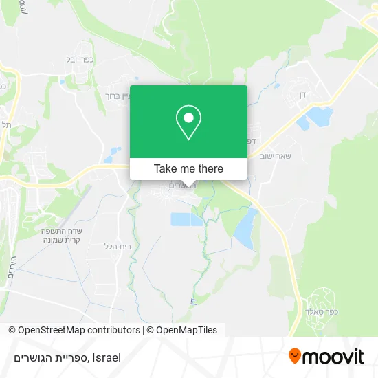 Карта ספריית הגושרים