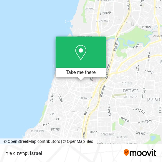 Карта קריית מאיר