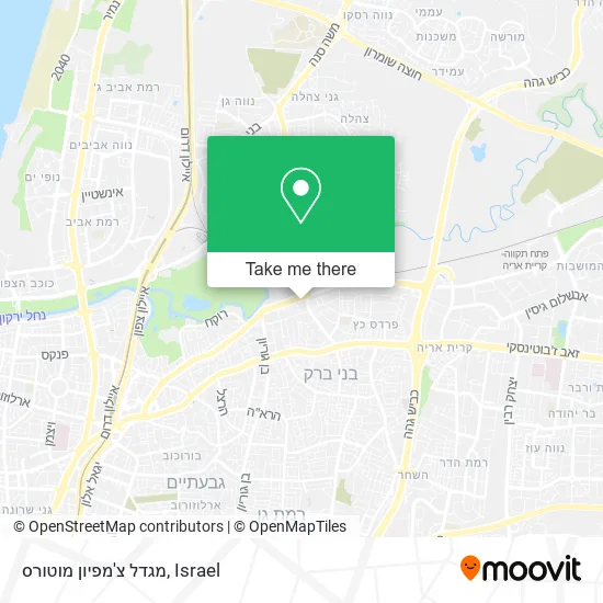 Карта מגדל צ'מפיון מוטורס