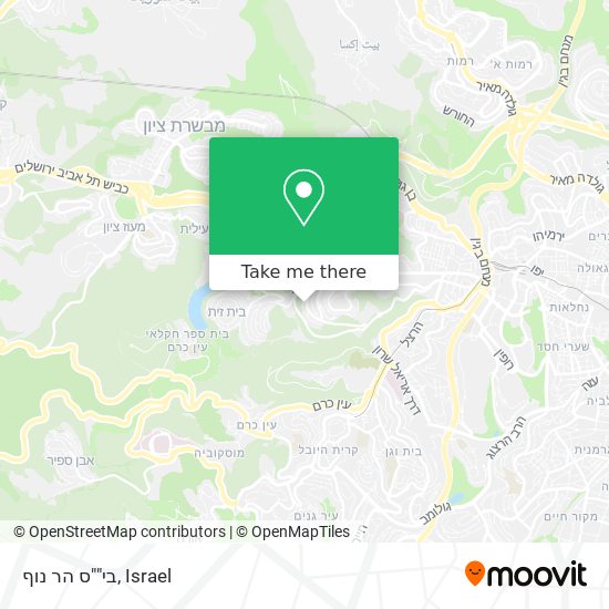 בי""ס הר נוף map