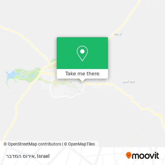 אירוס המדבר map