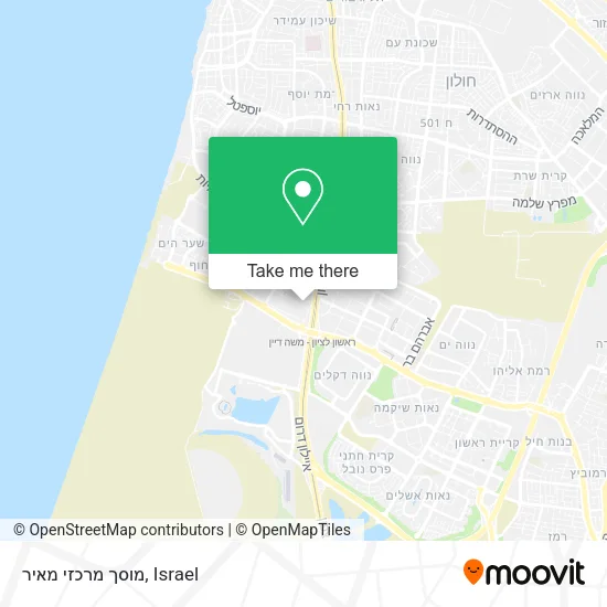 Карта מוסך מרכזי מאיר