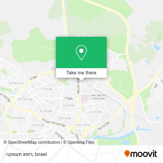 רופא תעסוקה map